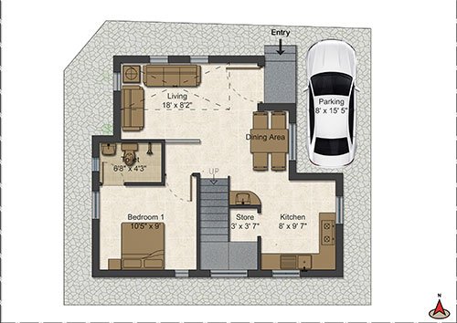 KTC Nagar Villa — Plan 1